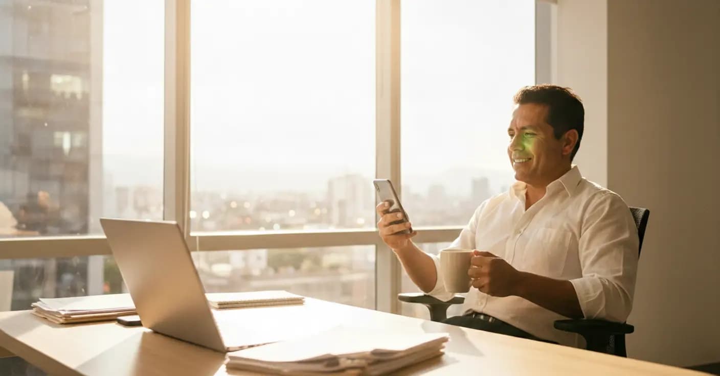 Emprendedor exitoso que automatizó su negocio